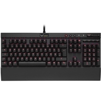 Corsair K70 RapidFire Mechanical Gaming Keyboard - Backlit Red LED - USB PassThrough 