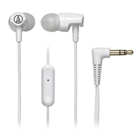 Audio-Technica SonicFuel Wired Earbuds w/ Mic - White