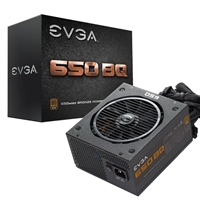 EVGA 650BQ 650 Watt 80 Plus Bronze ATX Semi-Modular Power Supply