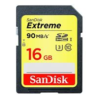 SanDisk 16GB Extreme Plus SDHC Class 10/ UHS-3 Flash Memory Card