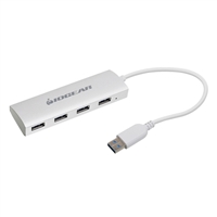IOGear USB 3.1 (Gen 1 Type-A) 4-Port Hub - Silver