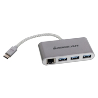 IOGear Gigalinq USB-C to USB-A Hub with Ethernet Adapter