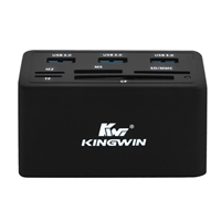 Kingwin KWCR-801U3 Super Speed All-In-1 USB 3.0 Mini Card Reader Hub Combo