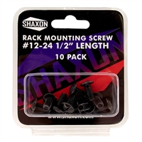 Shaxon (10-Pack) Rack Mounting Screws #12-24 x 1/2&quot;