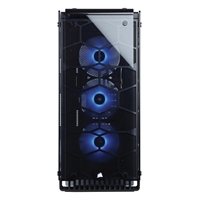 Corsair Crystal 570X RGB ATX Mid-Tower Computer Case - Black/Clear