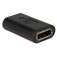 QVS DisplayPort F-to-F Digital A/V UltraHD Gender Changer/Coupler