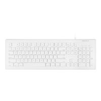 MacAlly 103 Key Full-Size USB Keyboard with Short-Cut Keys - White