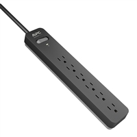 APC SurgeArrest Essential PE66 6-Outlet Surge Protector w/ 6 ft. Cord