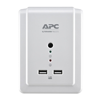 APC SurgeArrest Essential P6WU2 6-Outlet Wall Tap w/ 2 USB Ports
