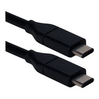 QVS USB Type-C SuperSpeed Cable (Black) -1 Meter
