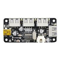 Adafruit Industries Zero4U 4 Port USB Hub for Raspberry Pi Zero v1.3