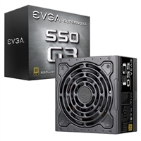 EVGA SuperNOVA 550 G3 550 Watt 80 Plus Gold ATX Fully Modular Power Supply
