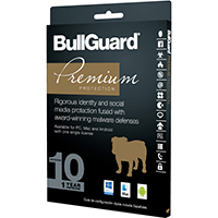 Bullguard Premium Protection 2017 - 10 Devices, 1 Year (PC/Mac)
