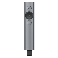 Logitech Spotlight Presentation Remote - Advanced Digital Highlighting with Bluetooth, Universal Presenter Clicker, 30M Range and Quick Charging – Slate