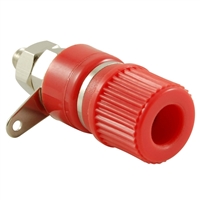 NTE Electronics Red Binding Post with 4mm Banana Socket - 2 Pack