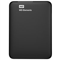 WD Elements 2TB USB 3.1 (Gen 1 Type-A) 2.5&quot; Portable External Hard Drive - Black