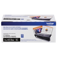 Brother TN433BK High Yield Black Toner Cartridge