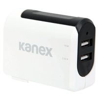 Kanex InBag 3.4 A 2-Port Wall Charger - Black