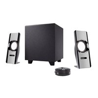 Cyber Acoustics 2.1 Channel Powered Computer Speakers - Black