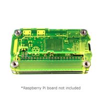 C4Labs Zebra Zero Raspberry Pi Zero/Zero Wireless Case - Laser Lime