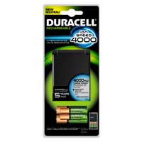 Duracell 2.5 Hour 4 Position AA/AAA NIMH Battery Charger Includes 2 x AA and 2 x AAA NIMH 2400mAh Batteries