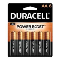 Duracell AA Alkaline Battery 6-Pack