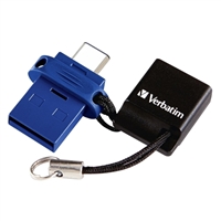 Verbatim 64GB Store n Go Dual USB 3.1 Flash Drive USB-C Blue