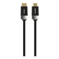 Belkin HDMI Male to HDMI Male 24k Gold Plated Premium High Speed Cable w/ Ethernet 3.3 ft. - Black