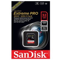 SanDisk 32GB Extreme PRO SDHC Class 10/UHS-3 Flash Memory Card
