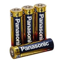 Panasonic Alkaline Plus AA Battery - 4 pack