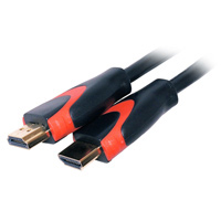 Inland HDMI Male to HDMI Male 24k Gold Plated High Speed Cable w/ Ethernet 3 ft. - Black
