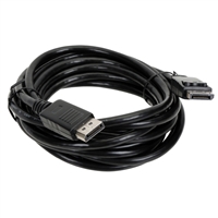 Inland DisplayPort Male to DisplayPort Male Cable 12 ft. - Black