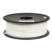 Inland1.75mm White PLA 3D Printer Filament - 1kg Spool (2.2 lbs)