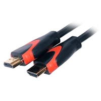 Inland HDMI Male to HDMI Male 24k Gold Plated High Speed Cable with Ethernet 12 ft. - Black