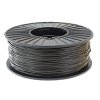 Inland 1.75mm ABS 3D Printer Filament 1.0 kg (2.2 lbs.) Spool - Silver