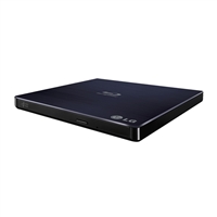 LG Super Multi Blue Slim Portable Blu-ray Rewriter with 3D Blu-ray Disc Playback & M-DISC Support