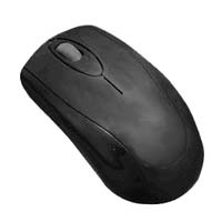 Inland u-Click PS/2 Optical Mouse Black