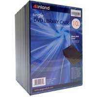 Inland 14mm DVD Library Case 10 Pack