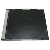 Inland 10mm CD/DVD Jewel Case Black