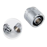 Bitspower G 1/4&quot; Straight Compression Fitting - Silver