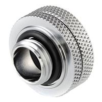 Bitspower G 1/4" Enhanced Straight Compression Fitting - Silver