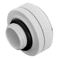 Bitspower G 1/4" Enhanced Straight Compression Fitting - Deluxe White