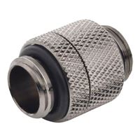 Bitspower G 1/4" Male to Male Rotary Extender Fitting - Black Sparkle