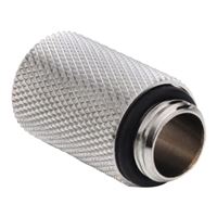 Bitspower G 1/4" 25mm Male to Female Extender - Silver