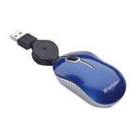 Verbatim Mini Travel Optical Mouse - Blue