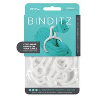 UT Wire Binditz Original White Cable Ring - 12 Piece
