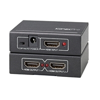 Inland HDMI Extender by Cat5e/6 - Black - Micro Center