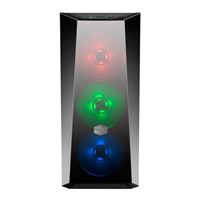 Cooler Master Masterbox Lite 5 RGB ATX Mid-Tower Computer Case with Tempered Glass - Black
