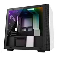  H200i RGB Tempered Glass mini-ITX Mini-Tower Computer Case - Matte White
