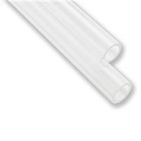 EKWB EK-HD 3/8" (10 mm) x 5/32" (12 mm) Solid PETG Tubing 19.5 in. 2 Pack - Clear